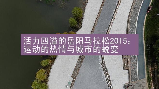 活力四溢的岳阳马拉松2015：运动的热情与城市的蜕变