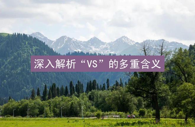 深入解析“VS”的多重含义